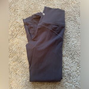 lululemon gray align leggings size 6!